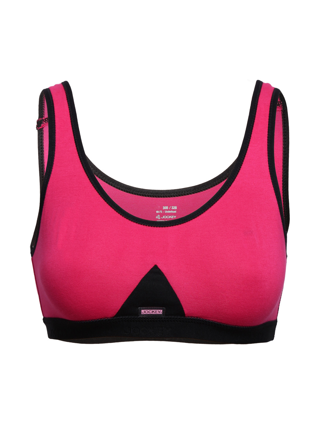 Buy Jockey Active Purple & Black Slip On Sports Bra 1376 0105 Bra for