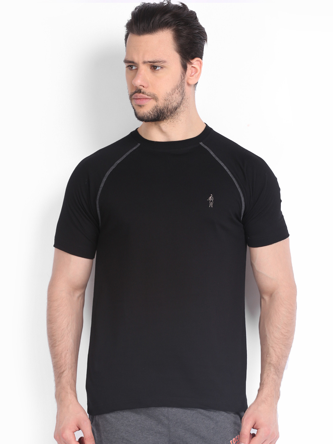 Buy Jockey SPORT Men Black T Shirt 2724 - Tshirts for Men 517001 | Myntra