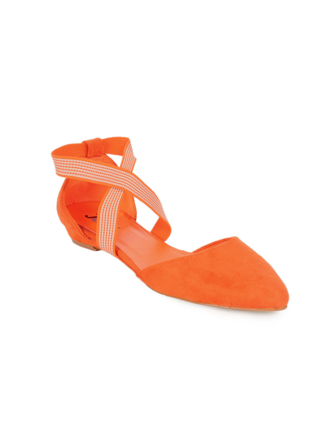 Buy Jove Women Orange Flat Shoes Flats for Women 83318 Myntra