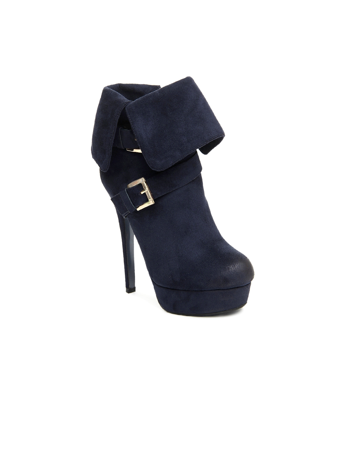 Buy Kiss Kriss Women Blue Boots - Boots for Women 213203 | Myntra