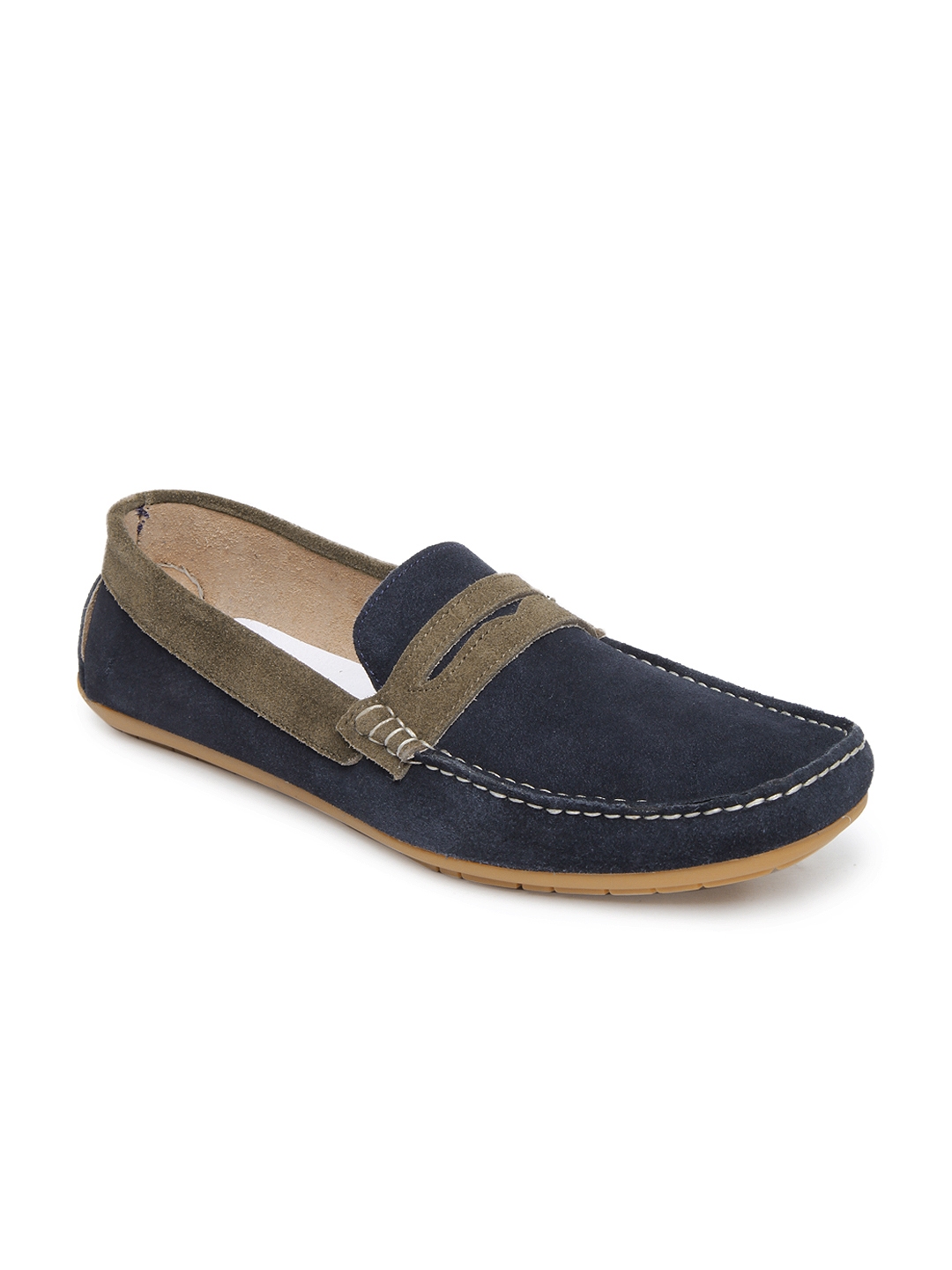 Buy Knotty Derby Men Navy Tom Loafers - Casual Shoes for Men 247726 ...