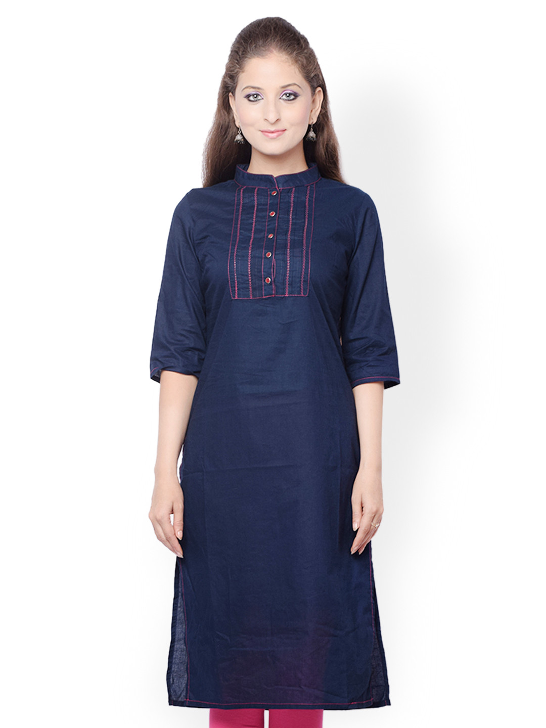 Buy Kurtis Women Navy Kurta Kurtas for Women 488085 Myntra