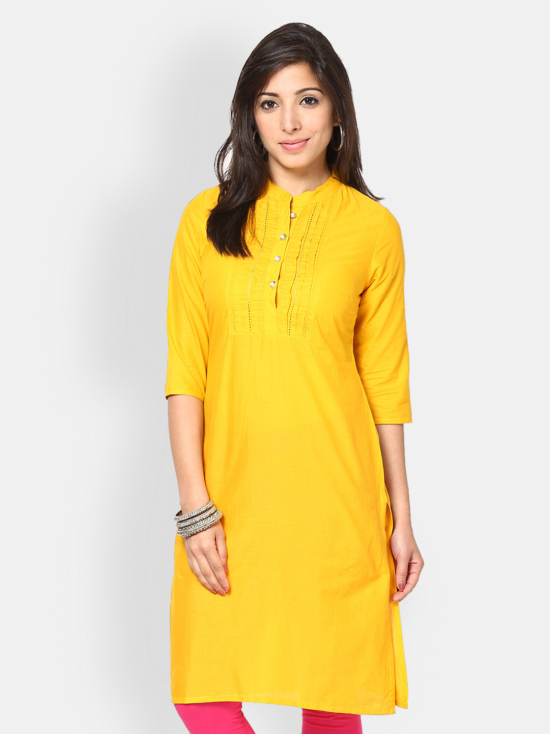 Buy Kurtis Women Yellow Kurta Kurtas for Women 284991 Myntra