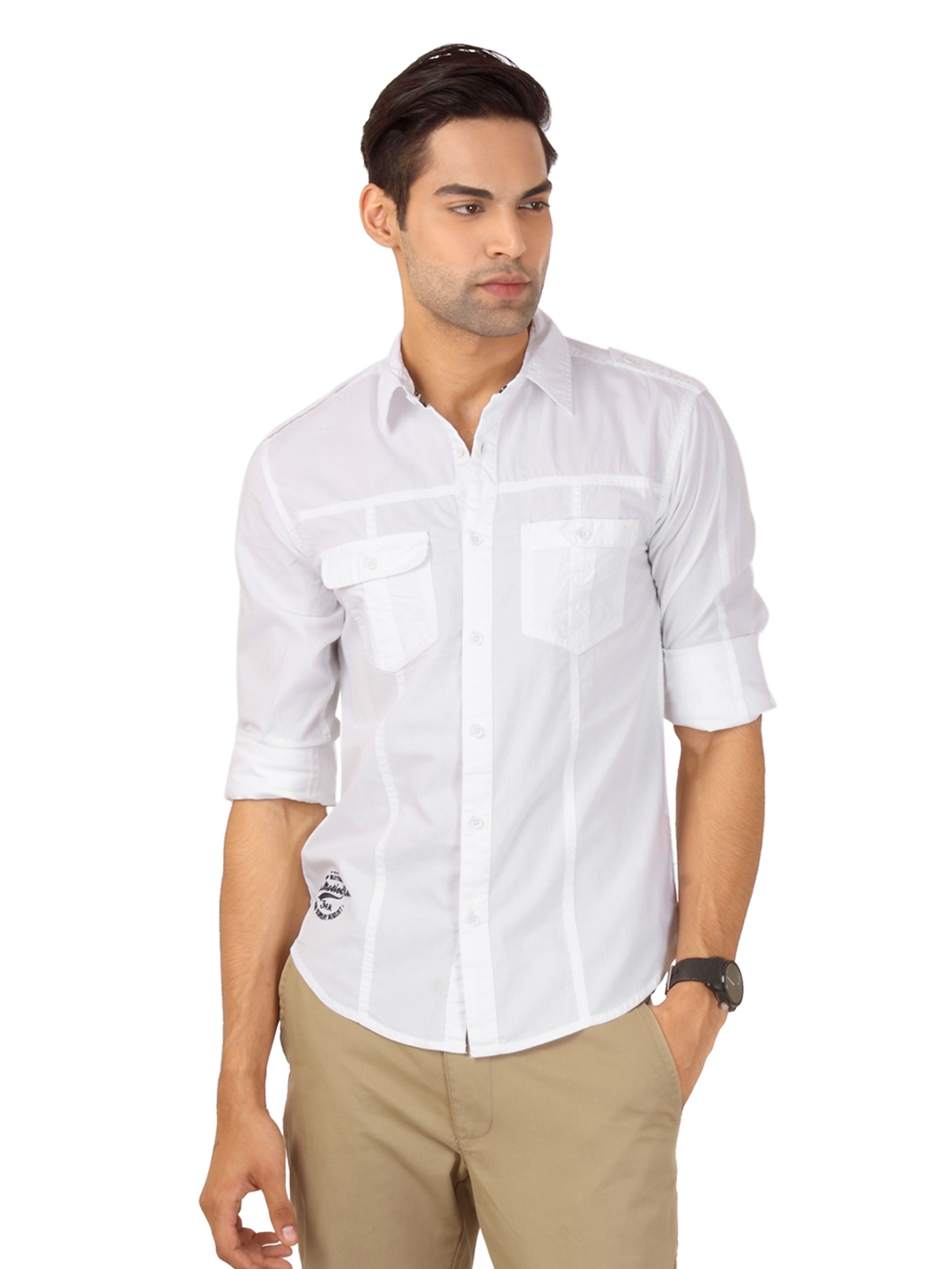 Buy Locomotive Men White Shirt - Shirts for Men 80394 | Myntra