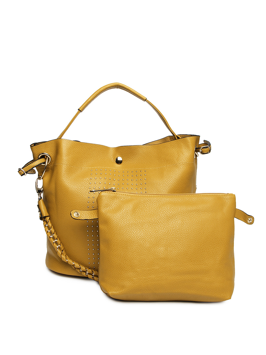 Buy La Plazeite Mustard Yellow Handbag Handbags for Women 367926 Myntra