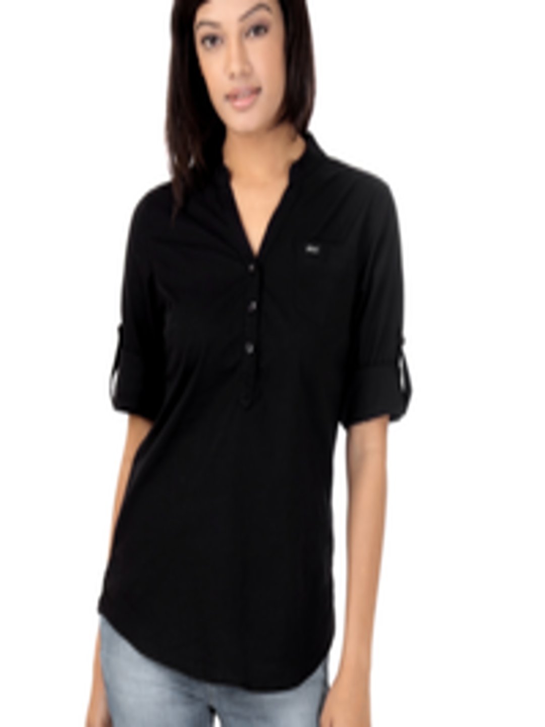 Buy Lee Women Black Shirt - Shirts for Women 67461 | Myntra
