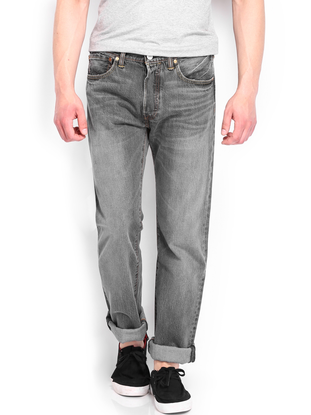 dark grey 501 levi jeans