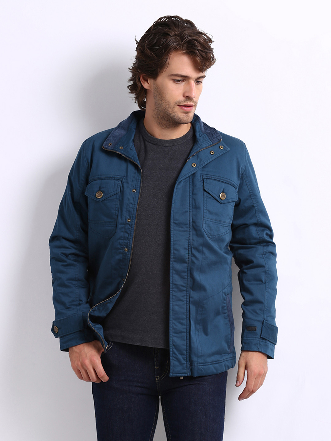 Buy Levis Men Navy Padded Jacket Jackets for Men 223267 Myntra