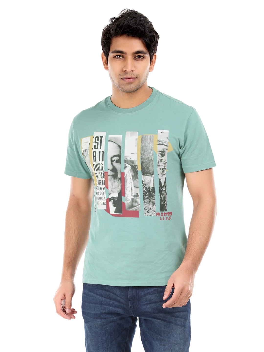 Buy Levis Men Green Heritage Graphic Pure Cotton T Shirt - Tshirts for ...