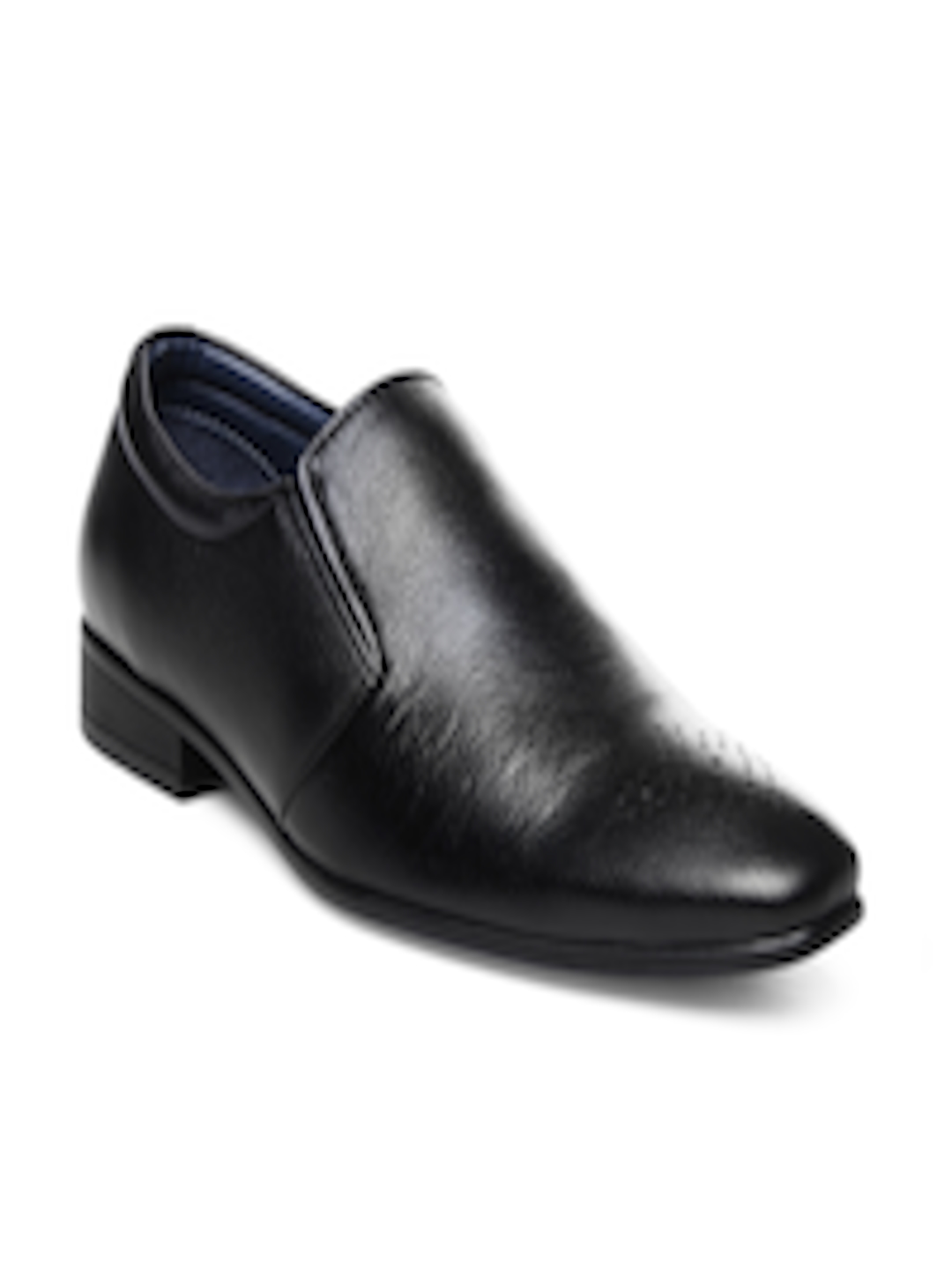 Buy Mancini Men Black Leather Semiformal Shoes - Formal Shoes for Men ...