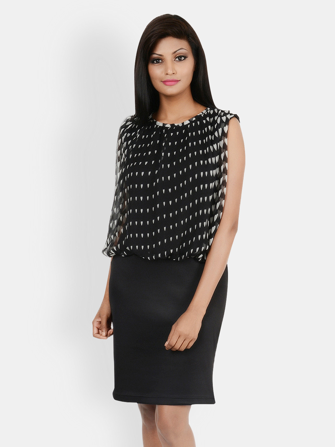 Buy Martini Black Blouson Dress Dresses for Women 287970 Myntra