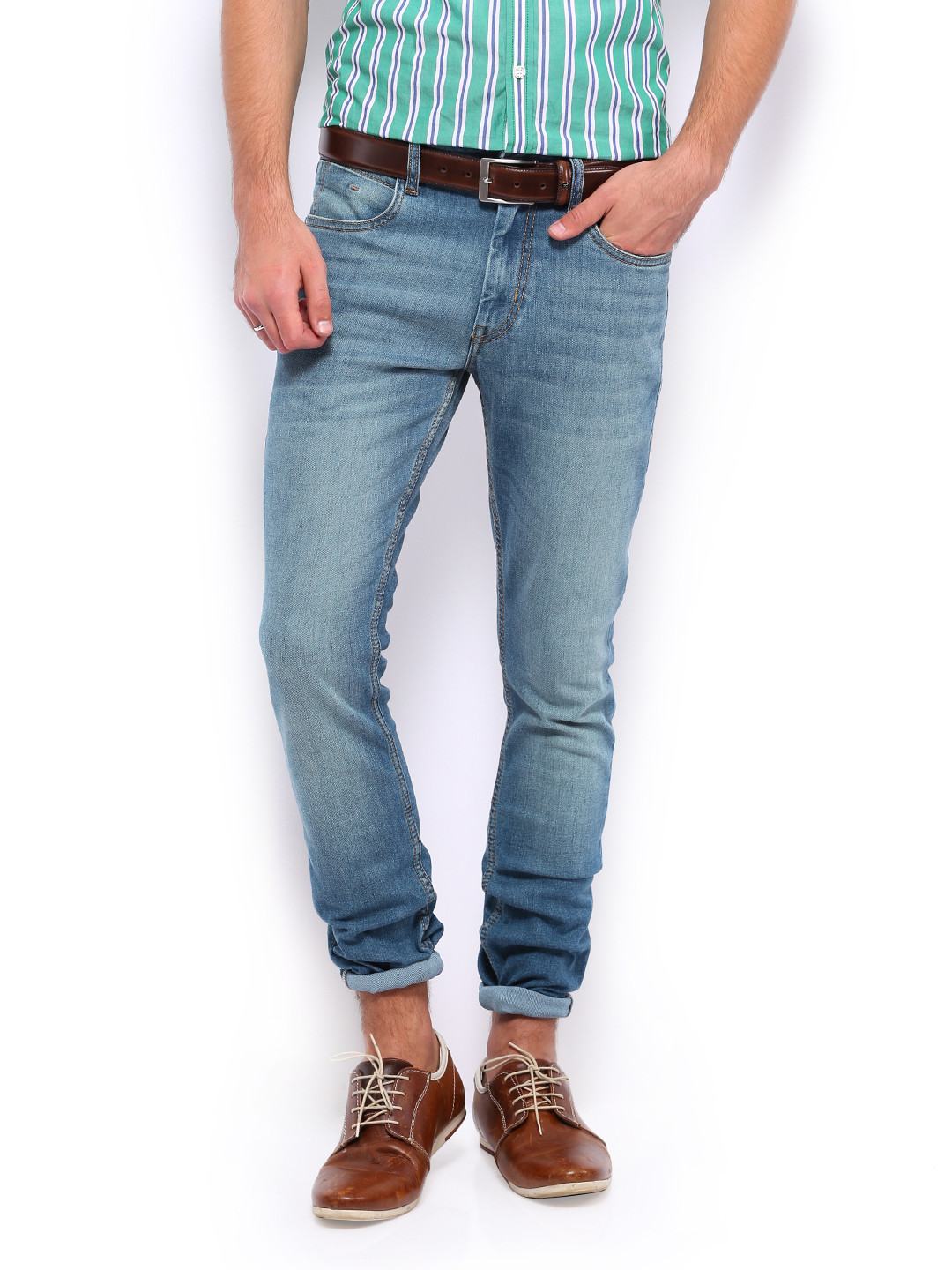 Buy Mast & Harbour Men Blue Jeans Jeans for Men 424777 Myntra