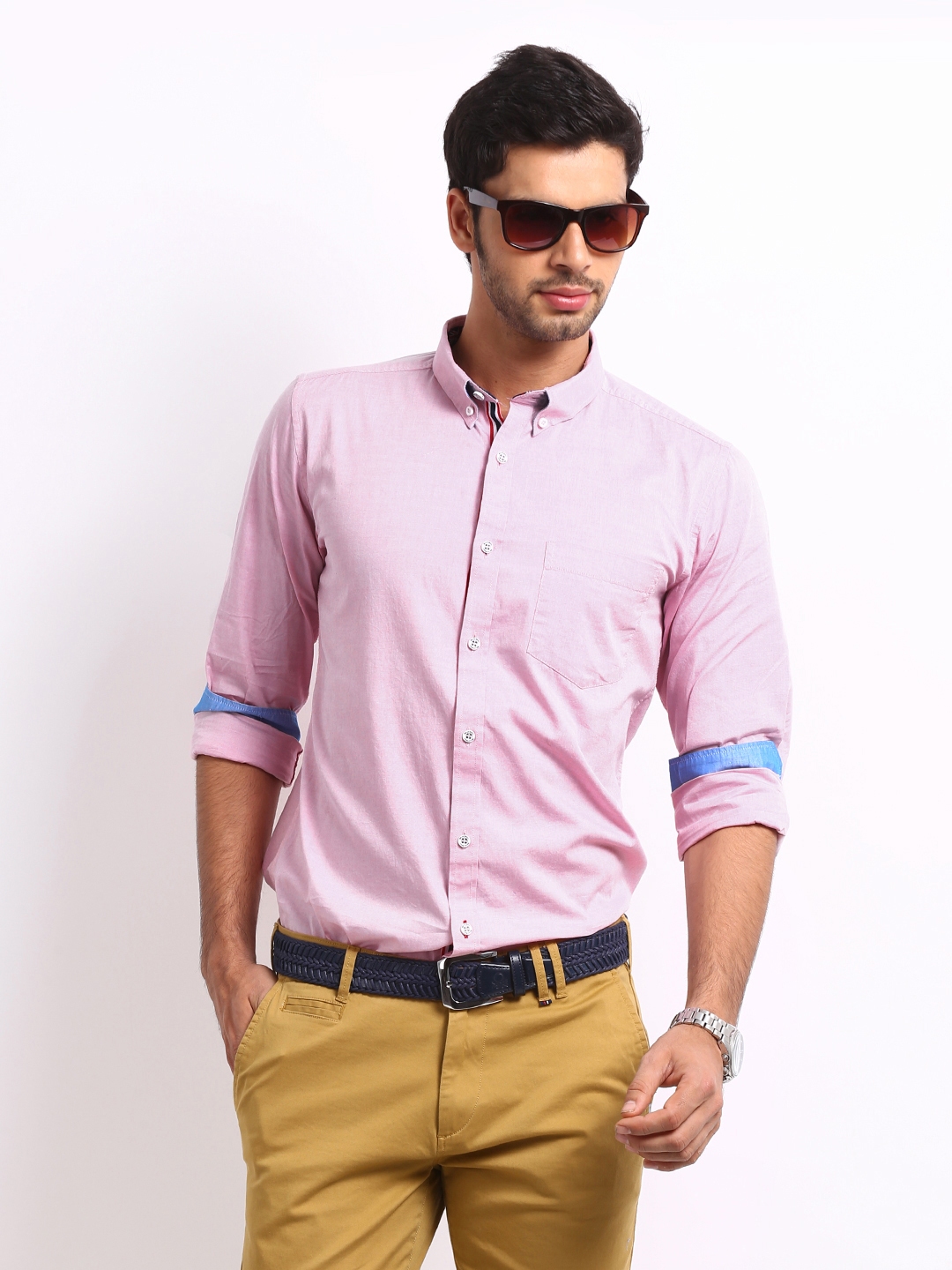 mast and harbour pink shirt