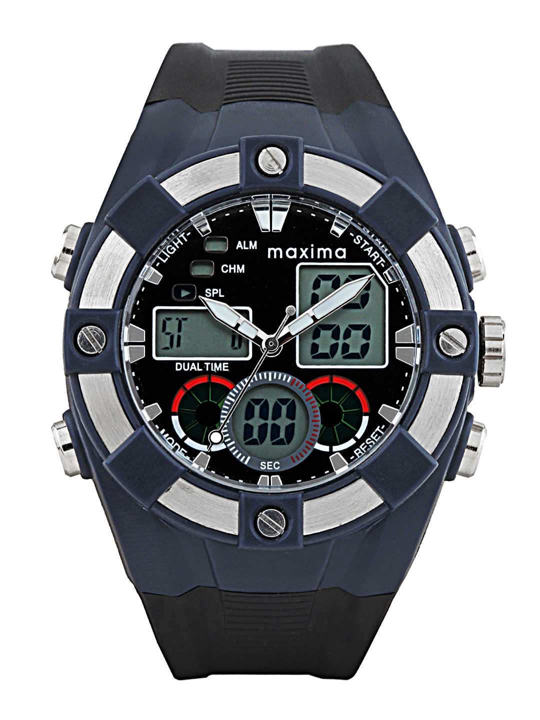 Buy Maxima Men Black Analogue & Digital Watch Watches for Men 241536