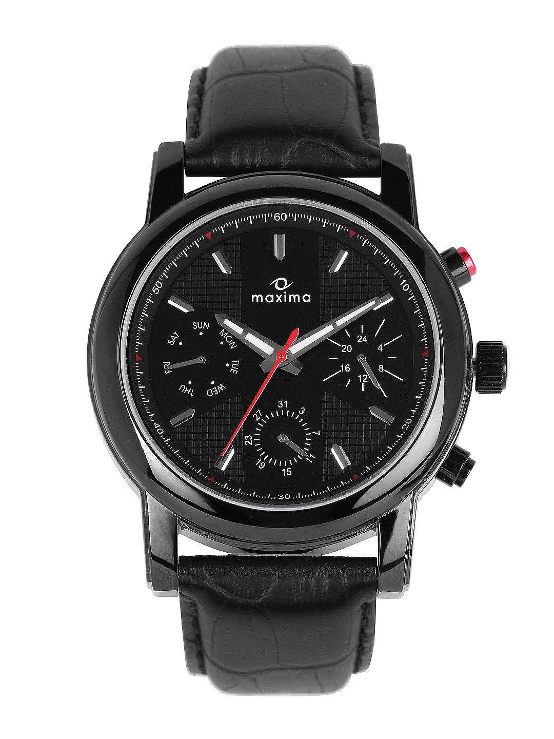 Buy Maxima Men Black Dial Watch Watches for Men 210505 Myntra