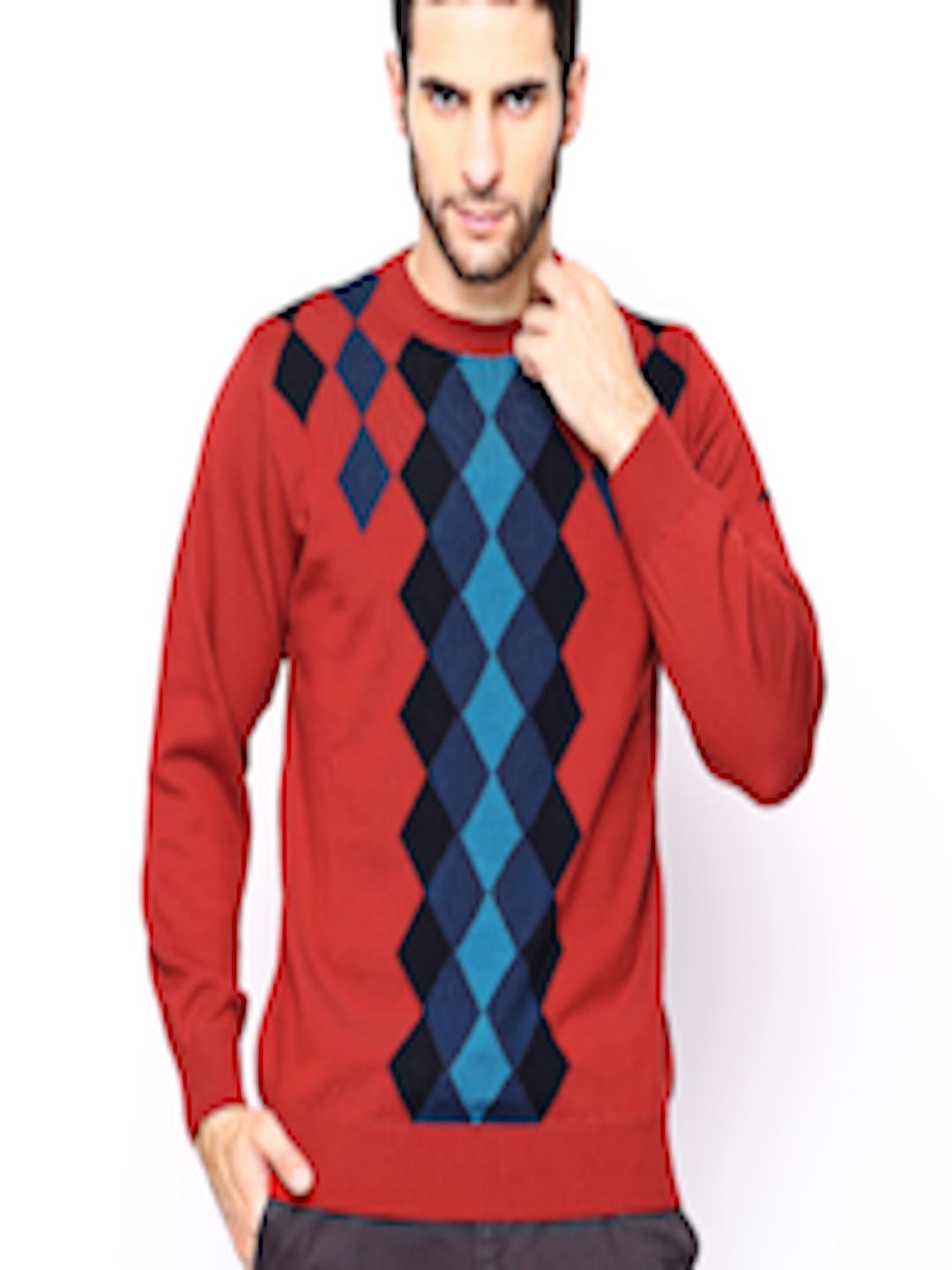 Buy Monte Carlo Men Red Sweater - Sweaters for Men 468092 | Myntra