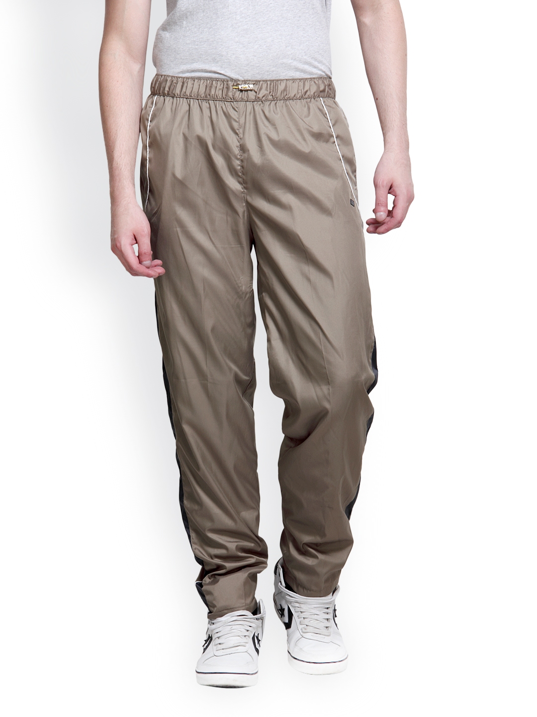 Buy NU9 Men Khaki Track Pants - Track Pants for Men 244732 | Myntra