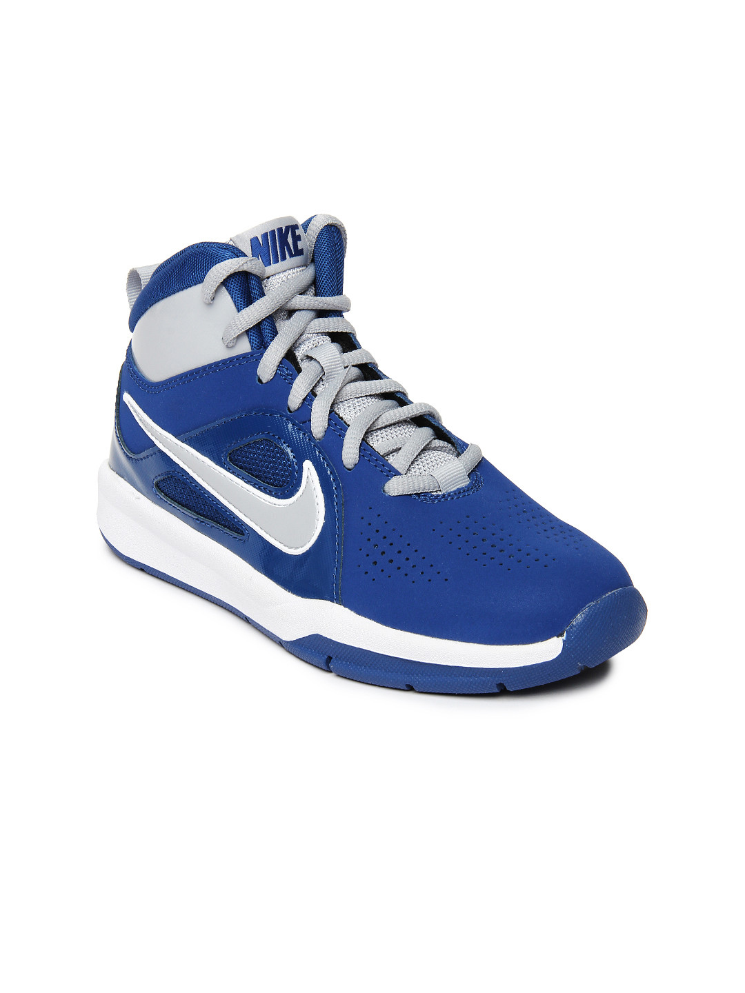 blue nike youth basketball shoes