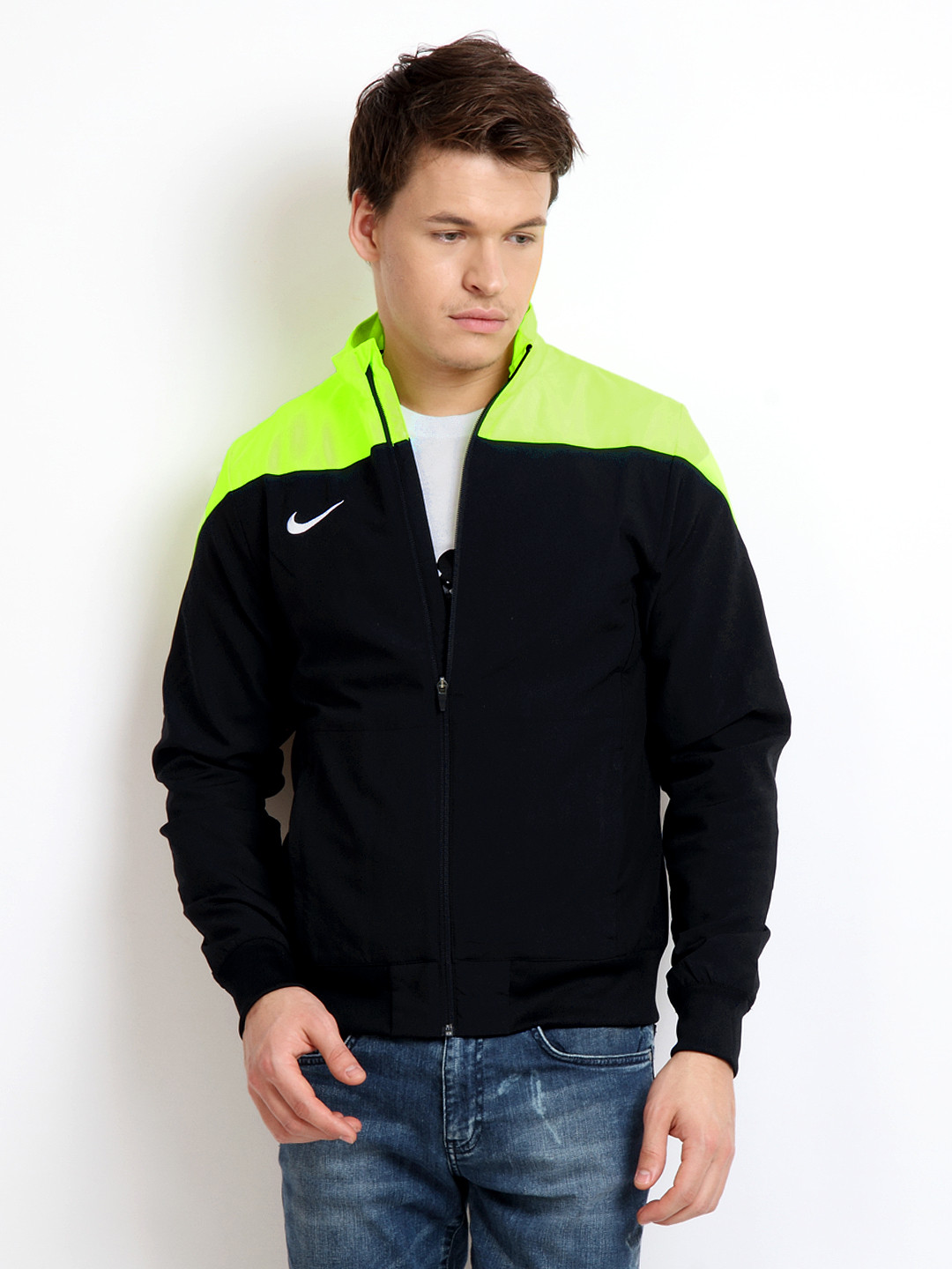 mens nike green jacket