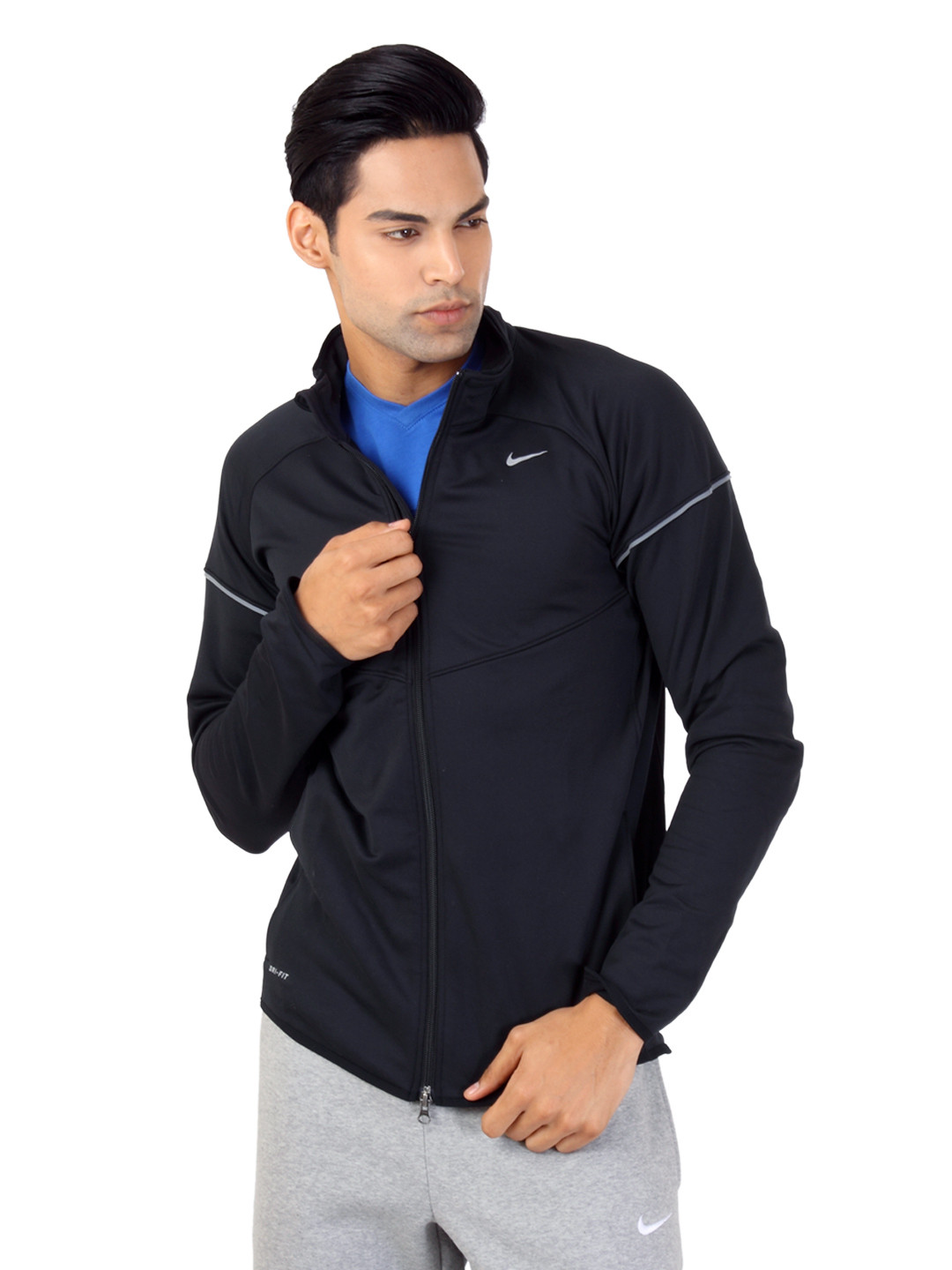 Buy Nike Men Black Jacket Jackets for Men 81015 Myntra