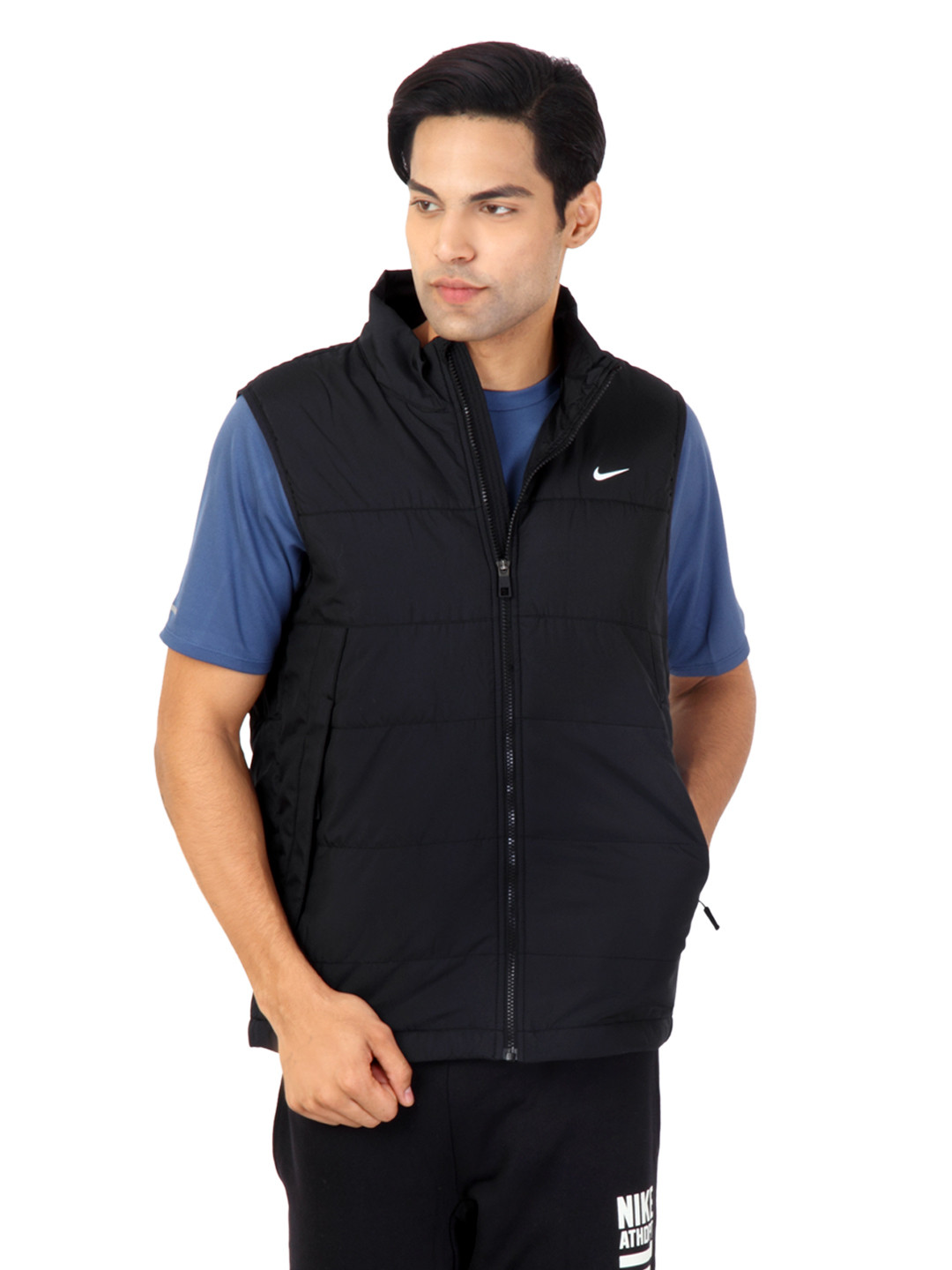mens nike jacket black