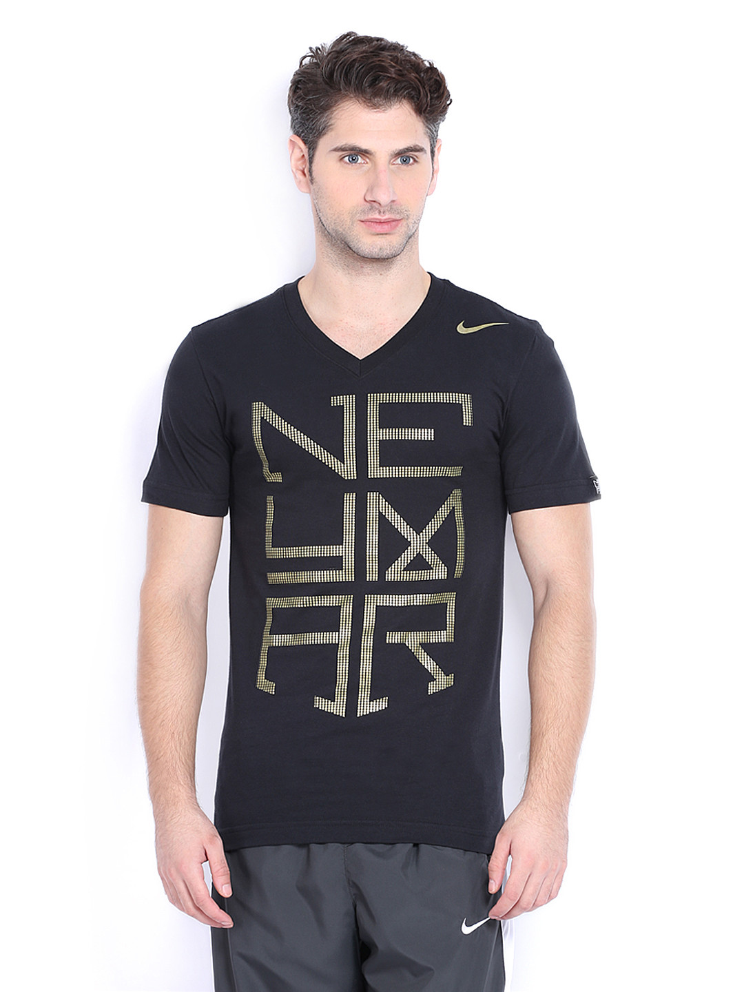 Buy Nike Black Neymar Hero Logo NSW Tshirts - Tshirts for Men 354814 | Myntra