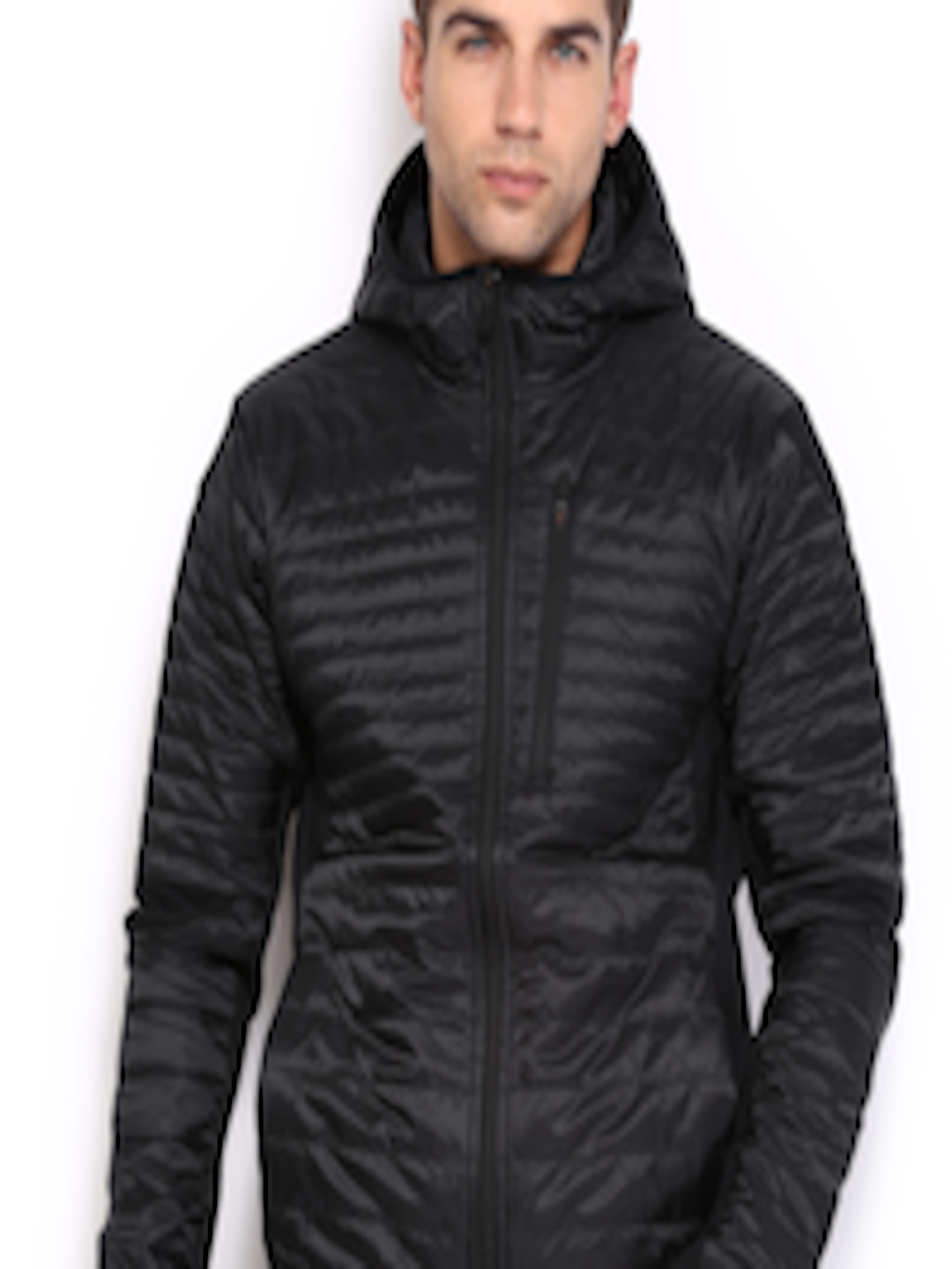 Buy Nike Men Black Ultimatum Hybrid PrimaLoft Hooded Jacket - Jackets ...