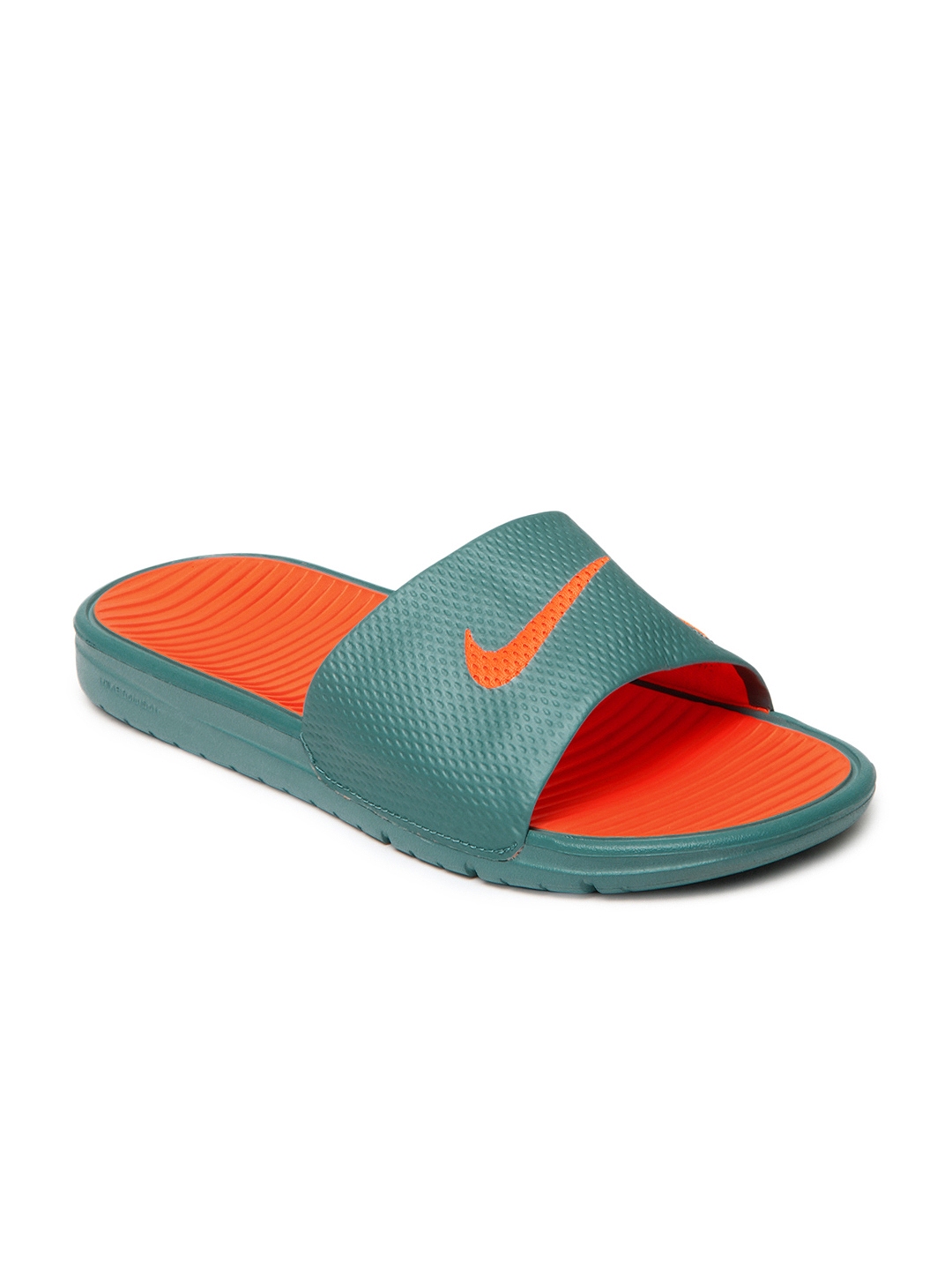 nike benassi orange