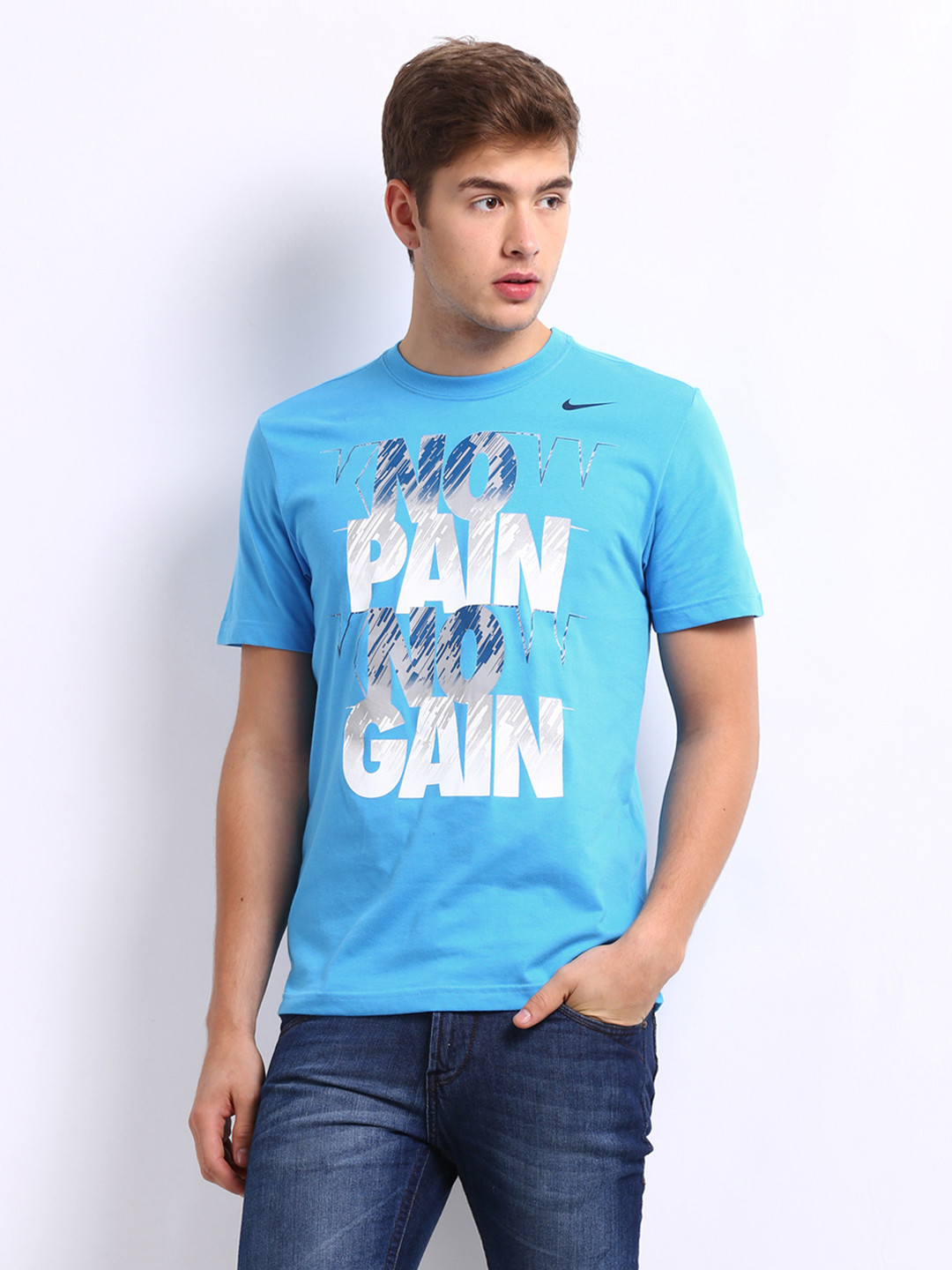 mens blue nike t shirt