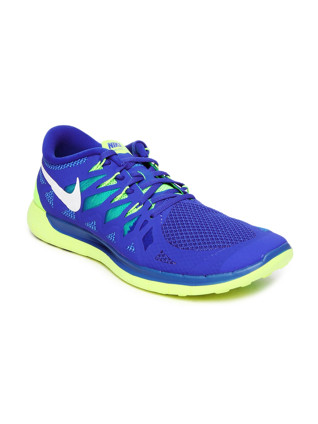 Buy Nike Blue Free 5 Running Sports Shoes - Sports Shoes for Men 379437 ...