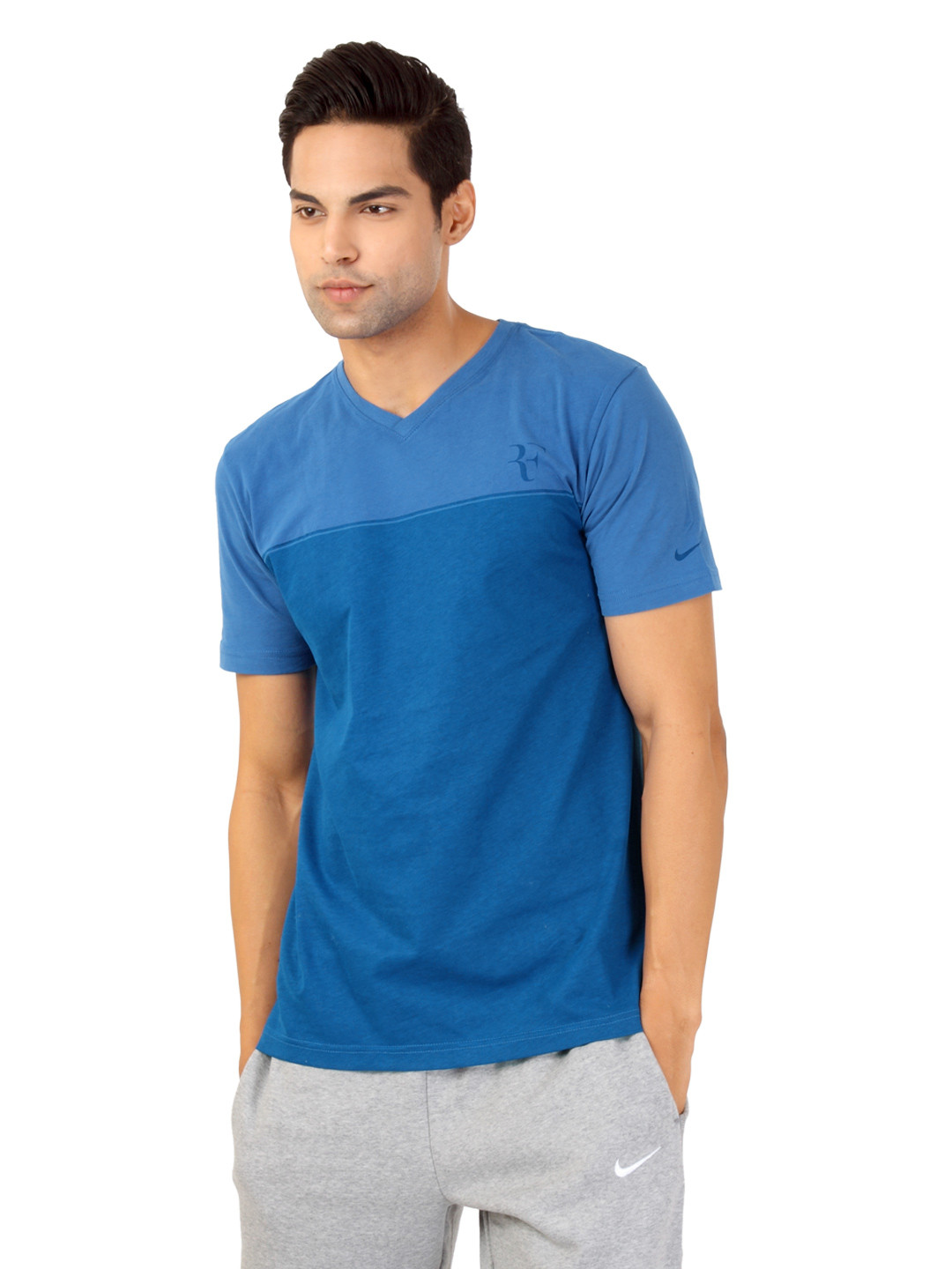 mens nike blue t shirt