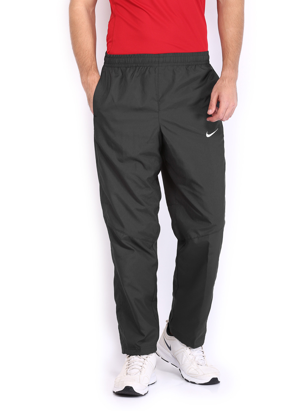 Buy Nike Men Dark Charcoal Grey Track Pants Track Pants for Men