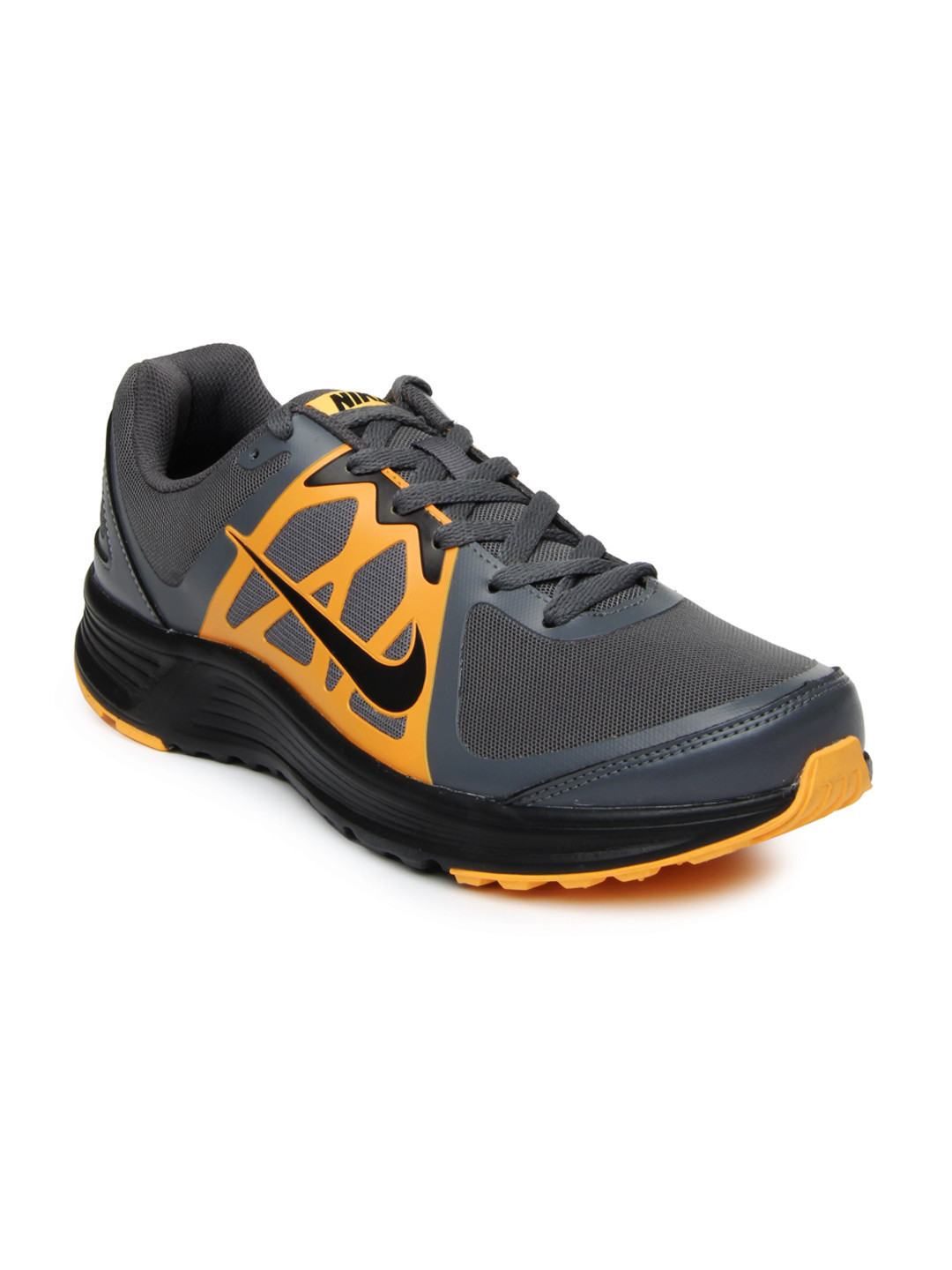 nike grey running shoes