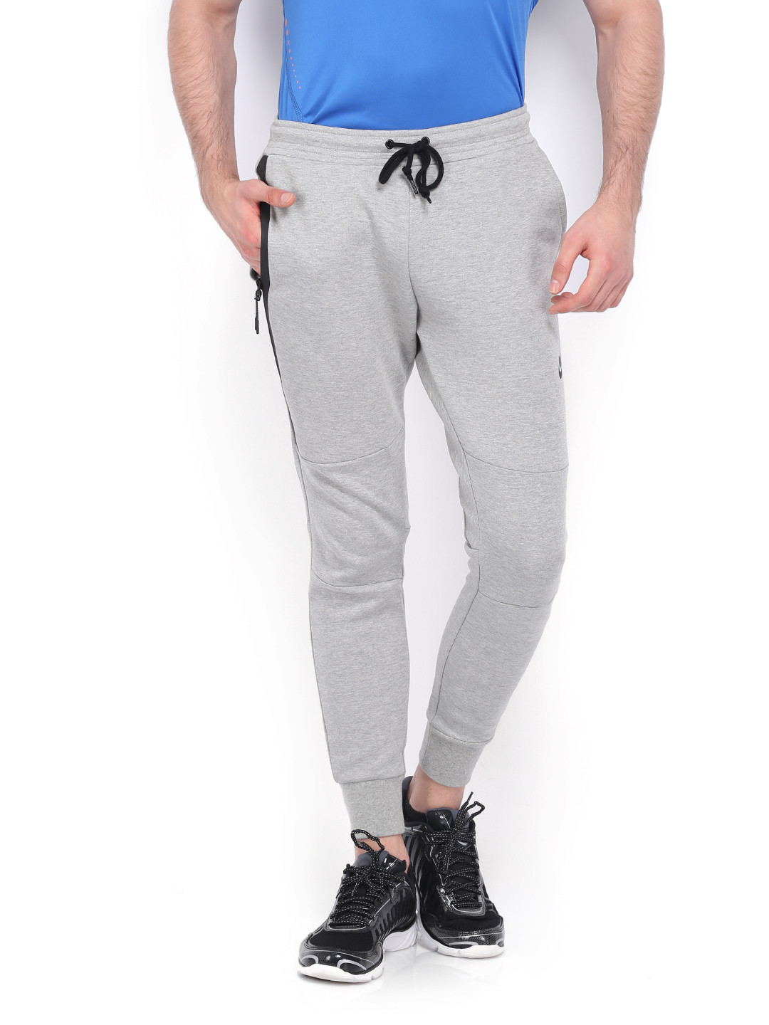 Buy Nike Men Grey Melange Track Pants Track Pants for Men 490450 Myntra
