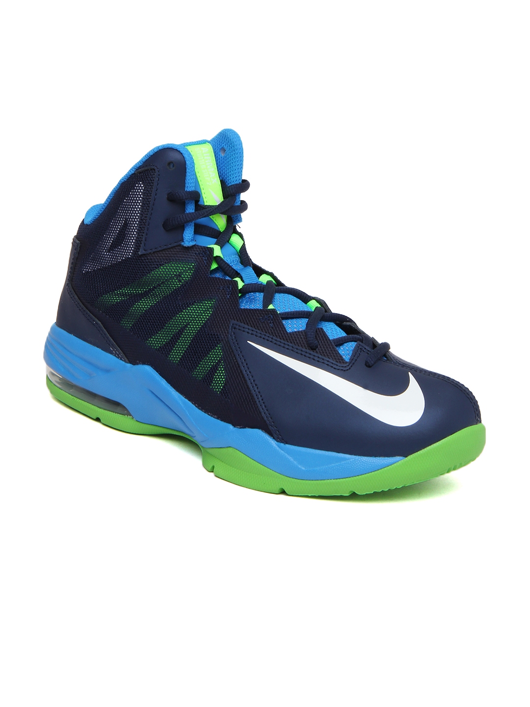 Buy Nike Navy Blue Air Max Stutter Step 2 Basketball Sports Shoes ...