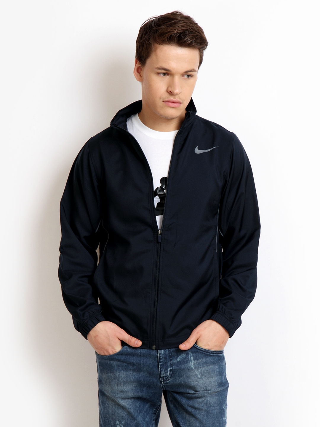 navy nike jacket
