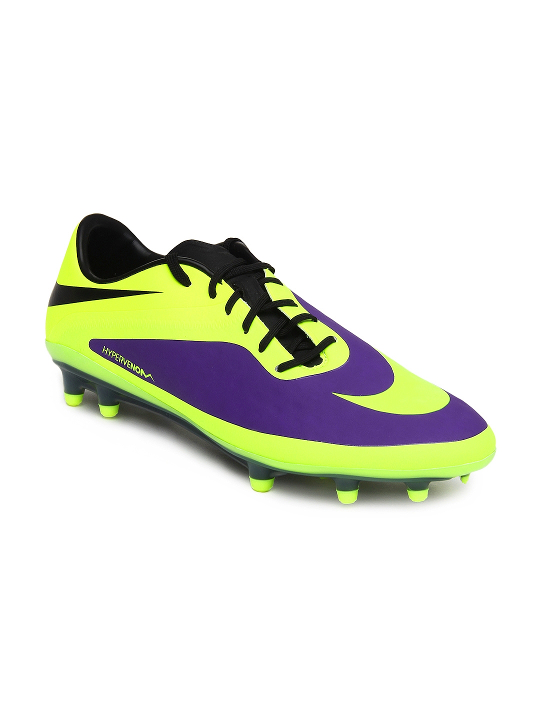 black and neon yellow shoes