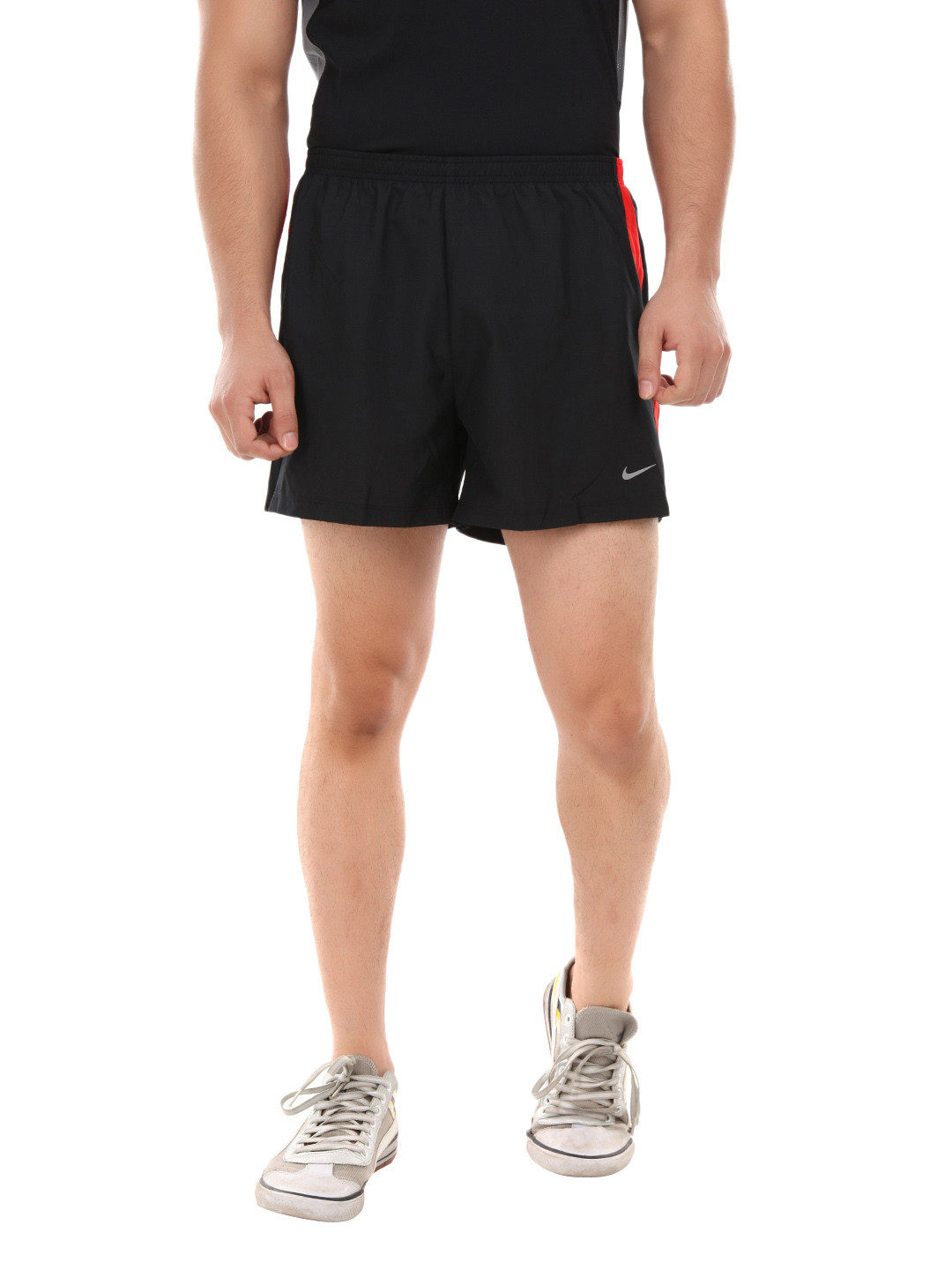 mens black and gold nike shorts