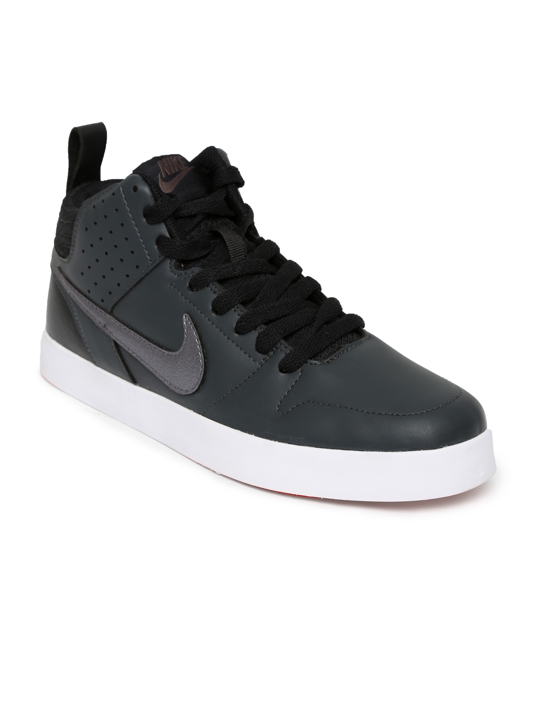 nike liteforce iii mid grey sneakers