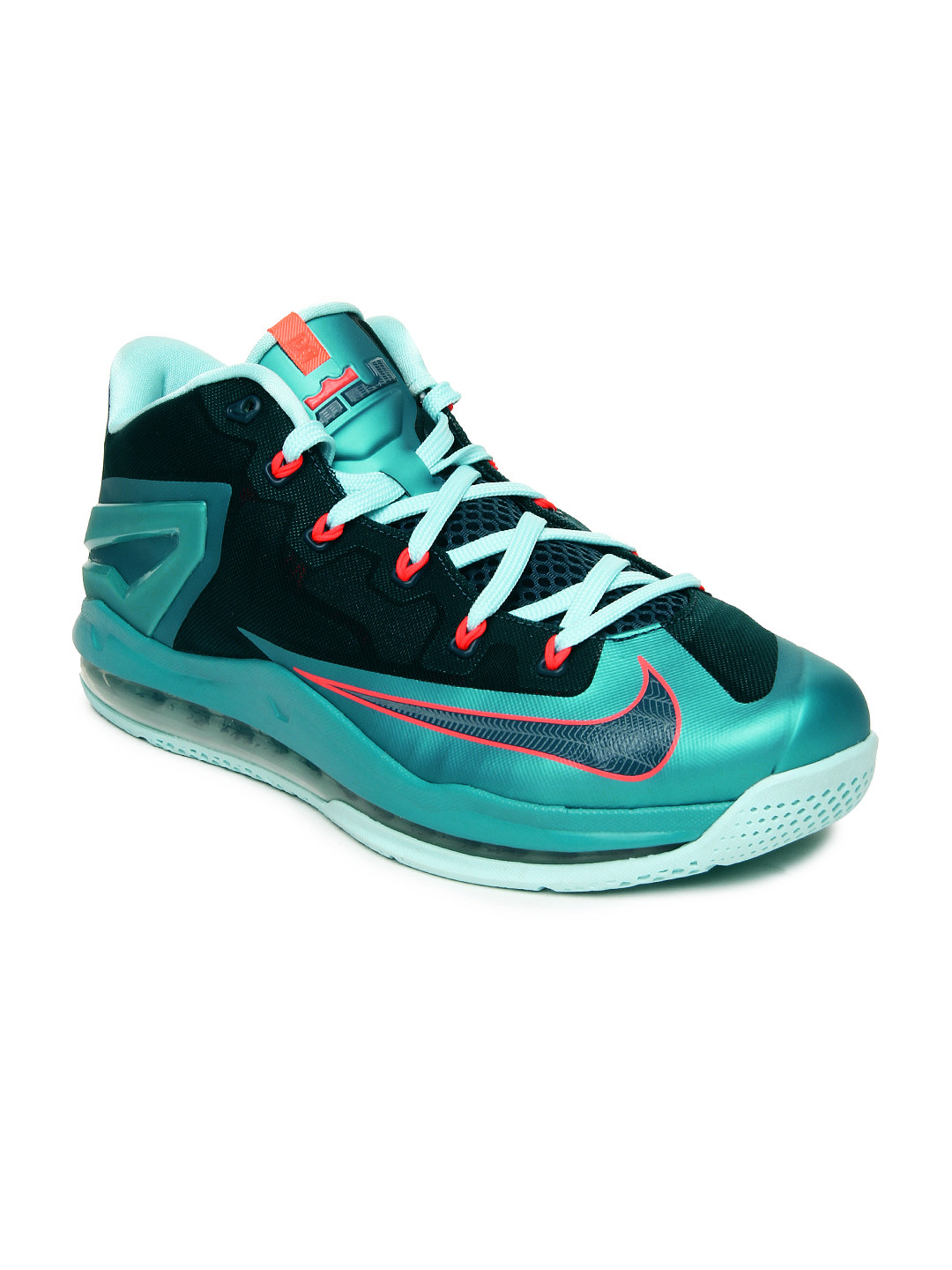 Buy Nike Men Teal Green Max Lebron XI Low Basketball Shoes Sports