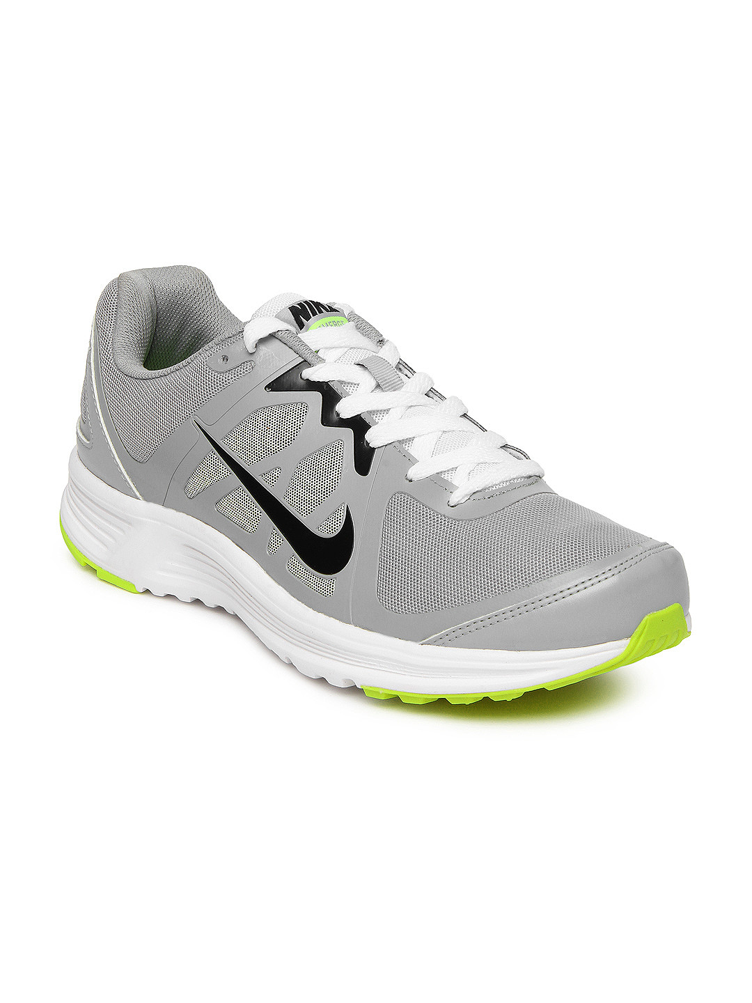 mens grey nike running shoes