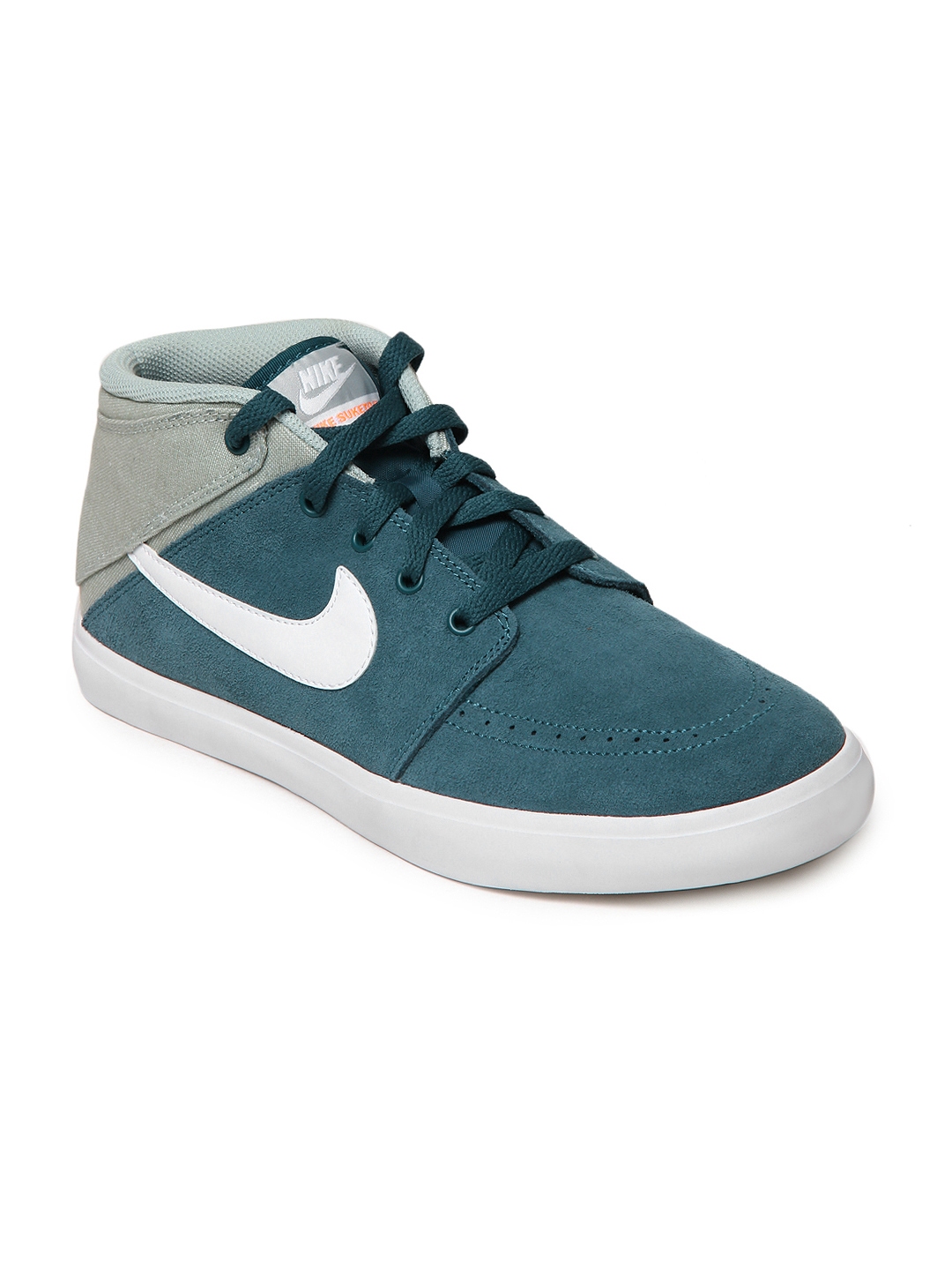 nike teal and white shoes