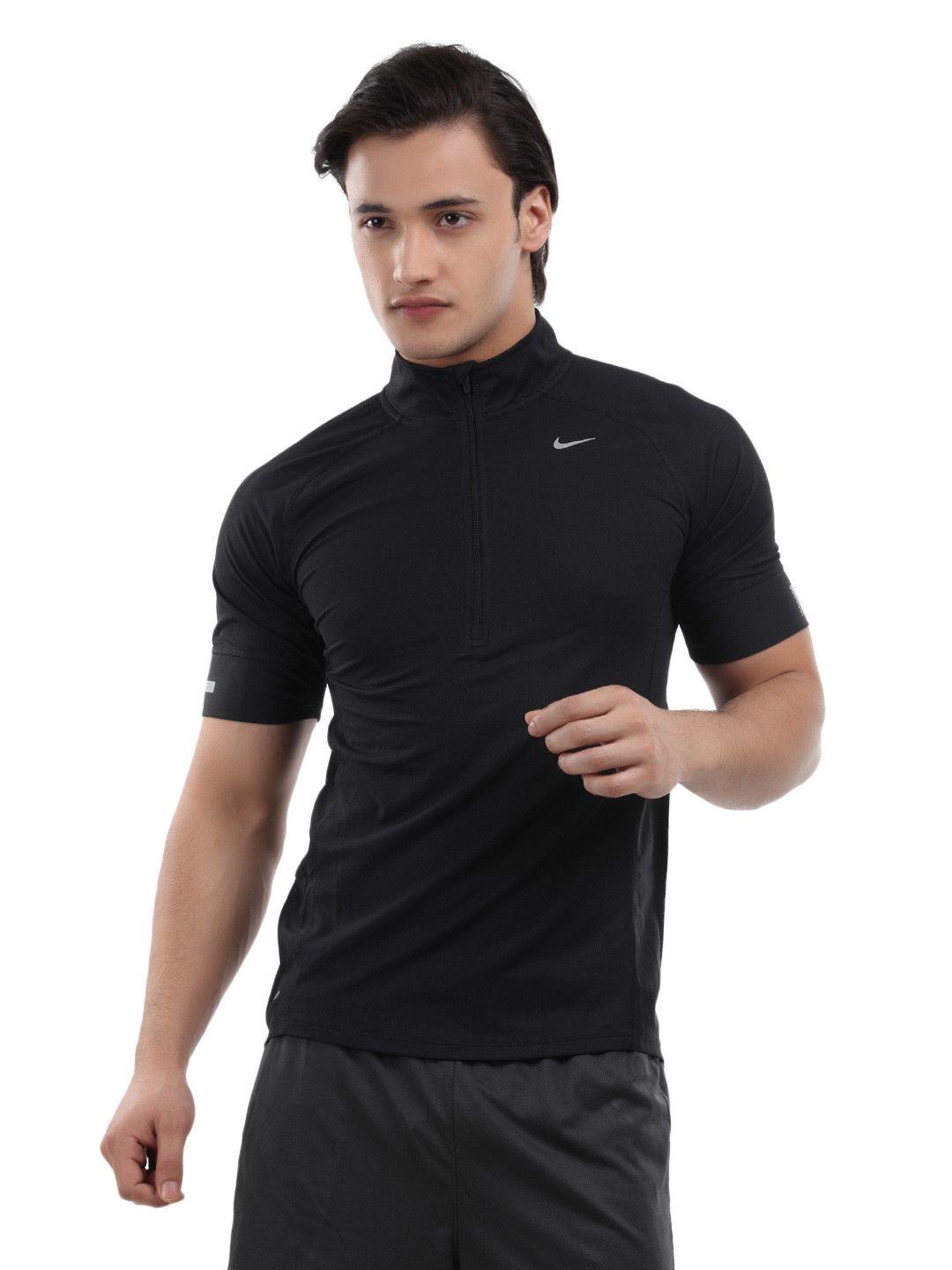 Buy Nike Men Black Technical Half Zip T Shirt Tshirts for Men 111651