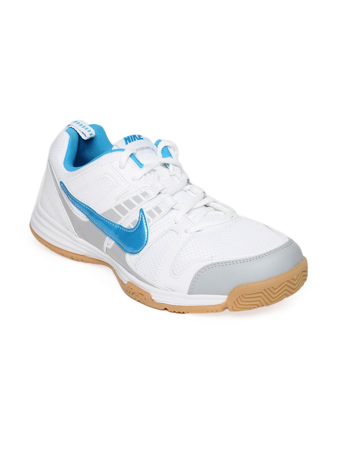 mens white nike athletic shoes