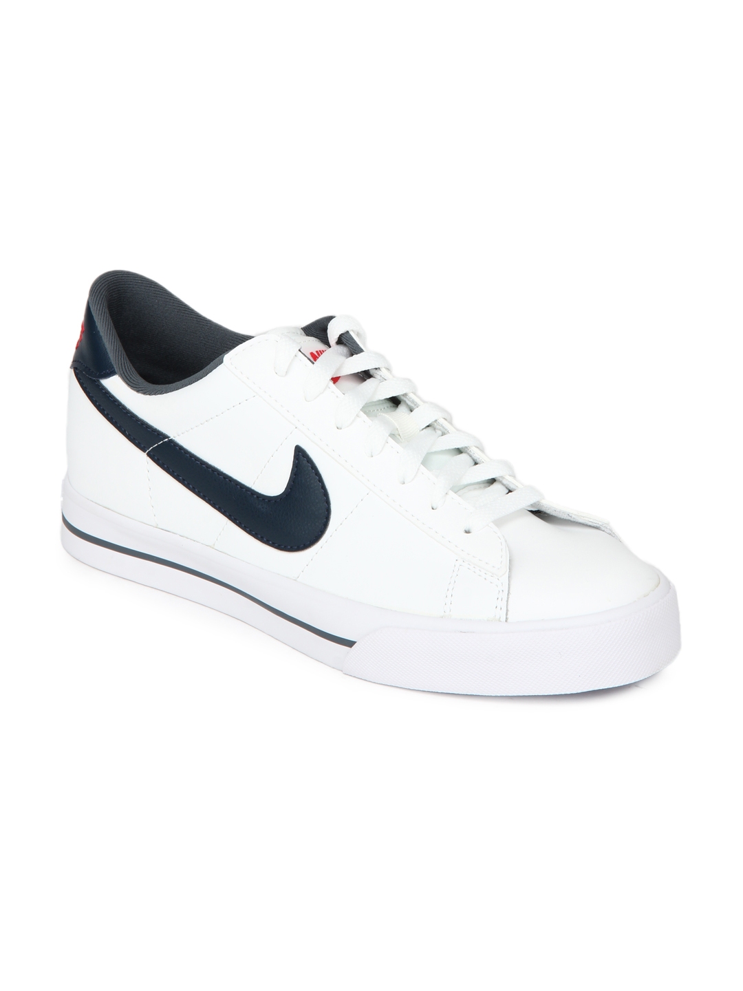 all white leather nike shoes