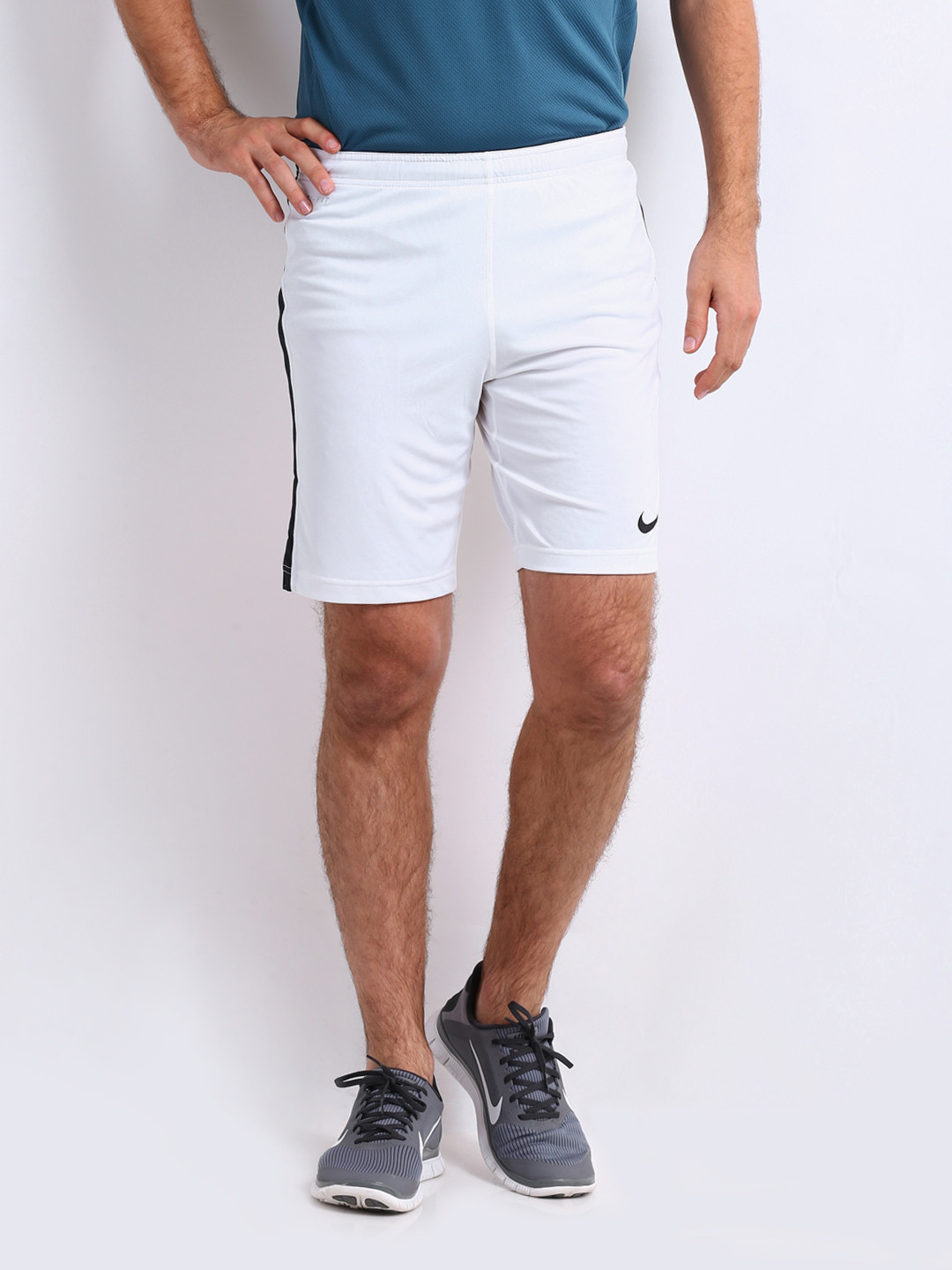 mens white nike running shorts
