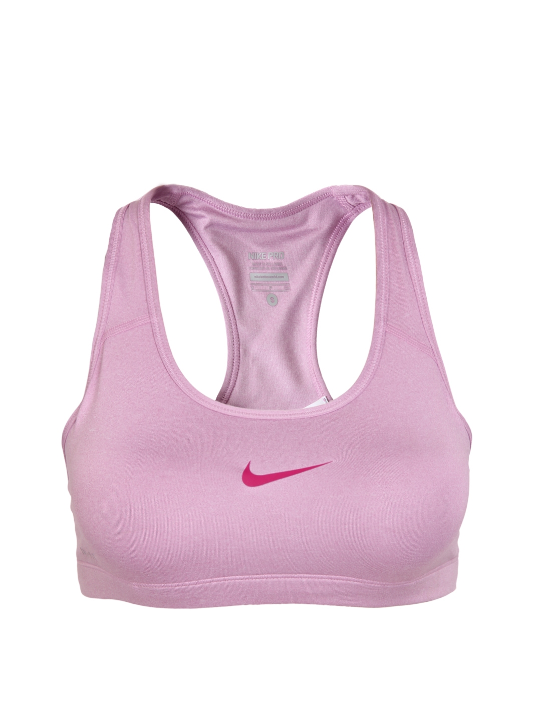 Buy Nike Pink Pro Sports Bra 488392 681 - Bra for Women 234039 | Myntra