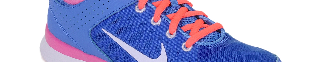 Buy Nike Women Blue & Pink Flex Trainer 3 Sports Shoes - Sports Shoes ...