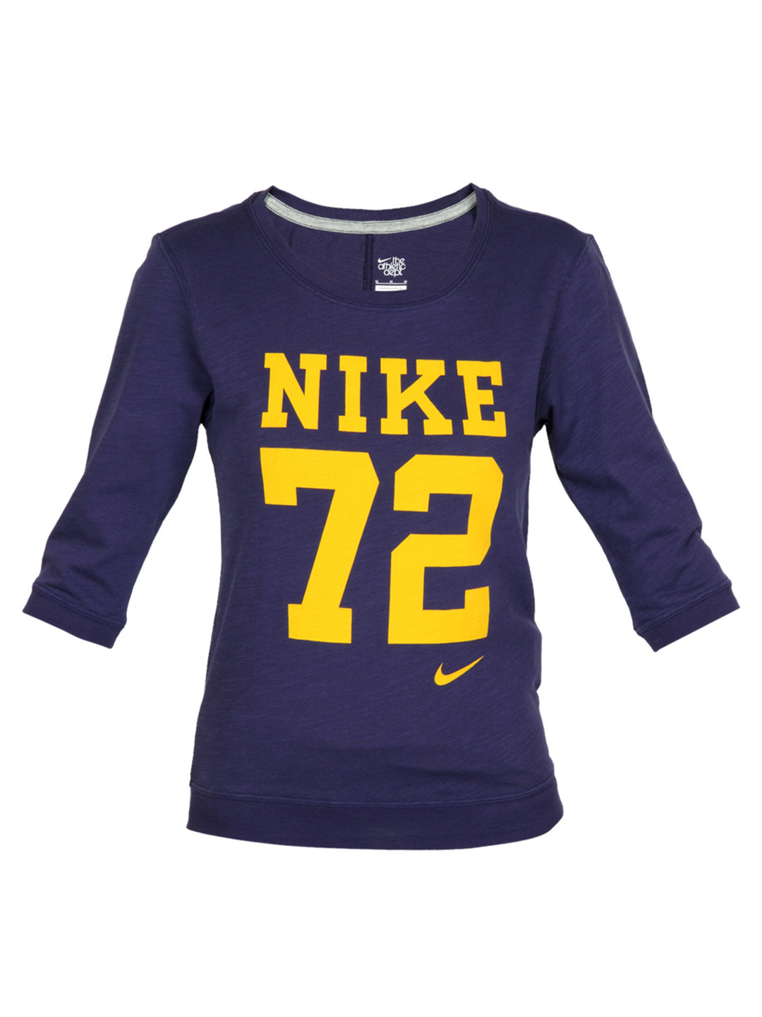 Buy Nike Women Purple Pure Cotton T Shirt Tshirts for Women 67055