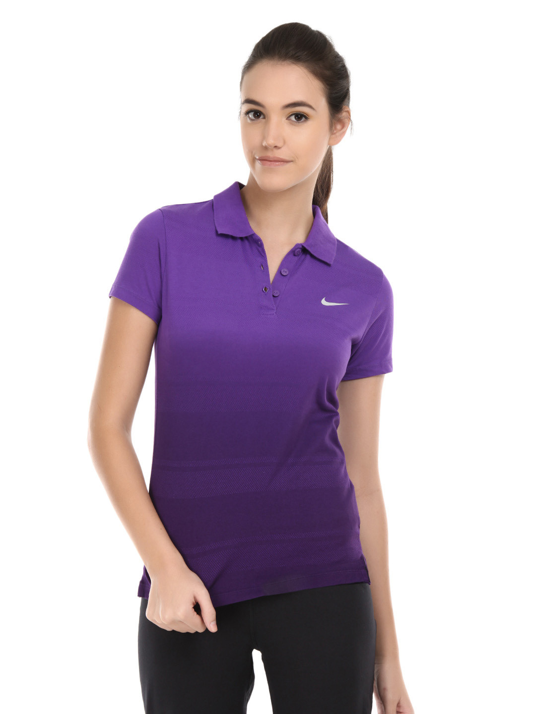 purple polo shirt womens